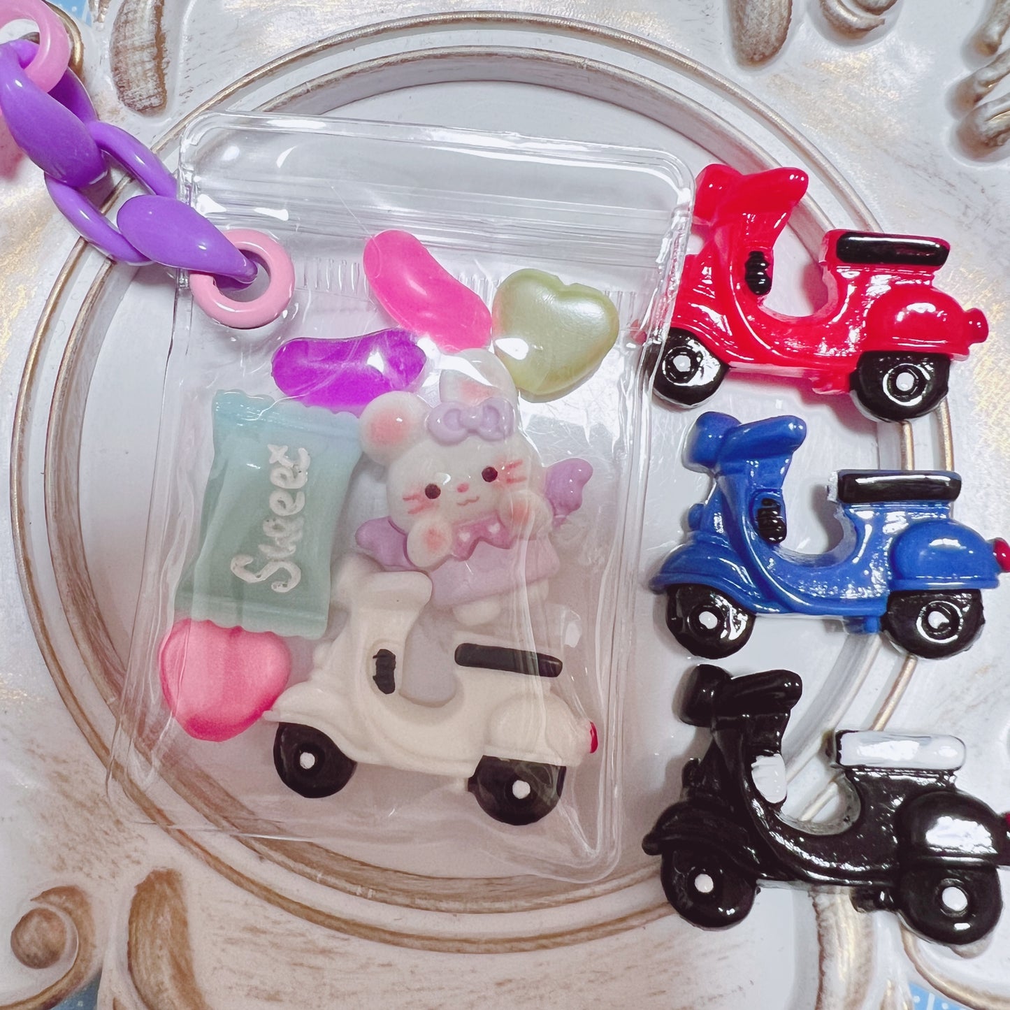 デコパーツ｜スクーター 4個セット