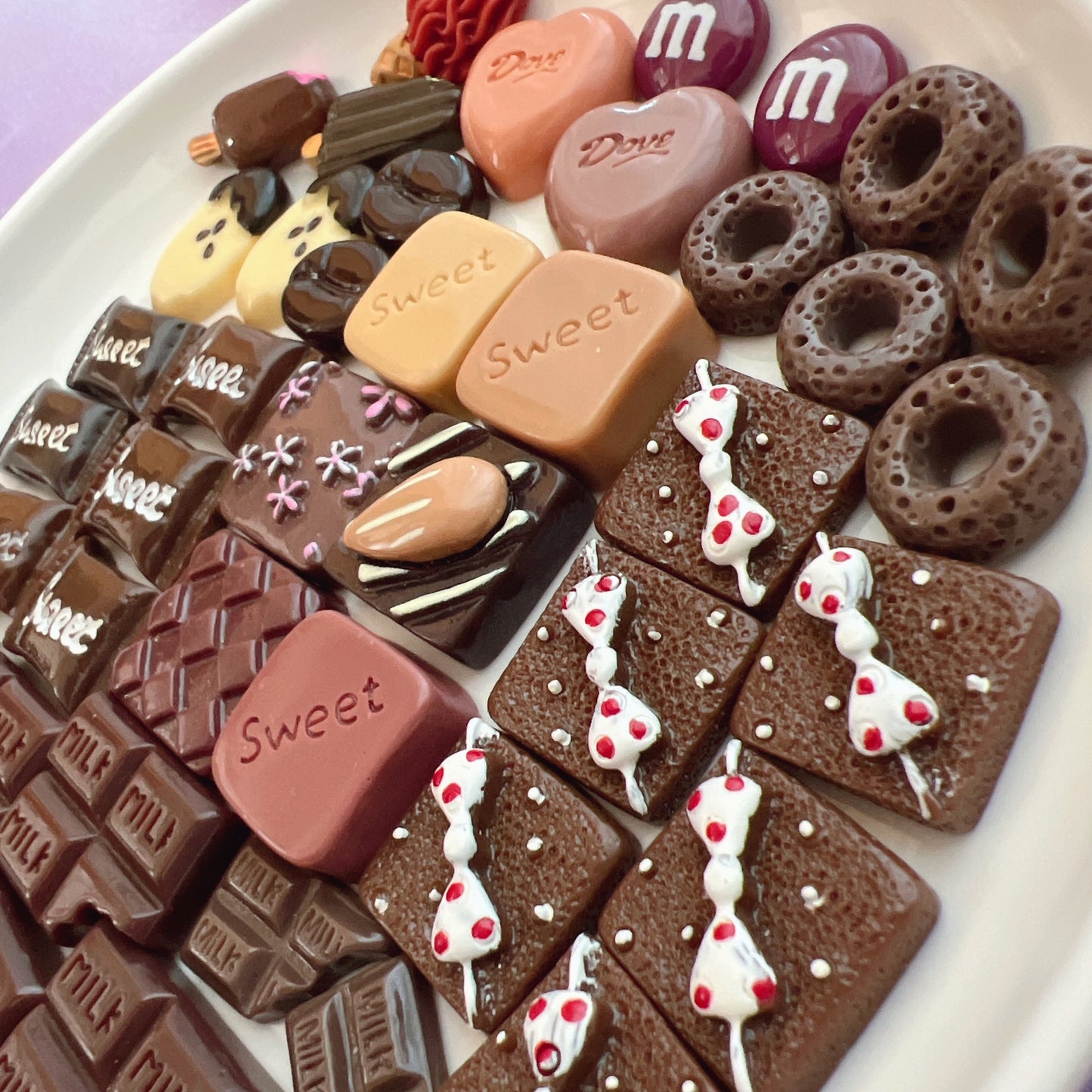 デコパーツ｜P-190  チョコ